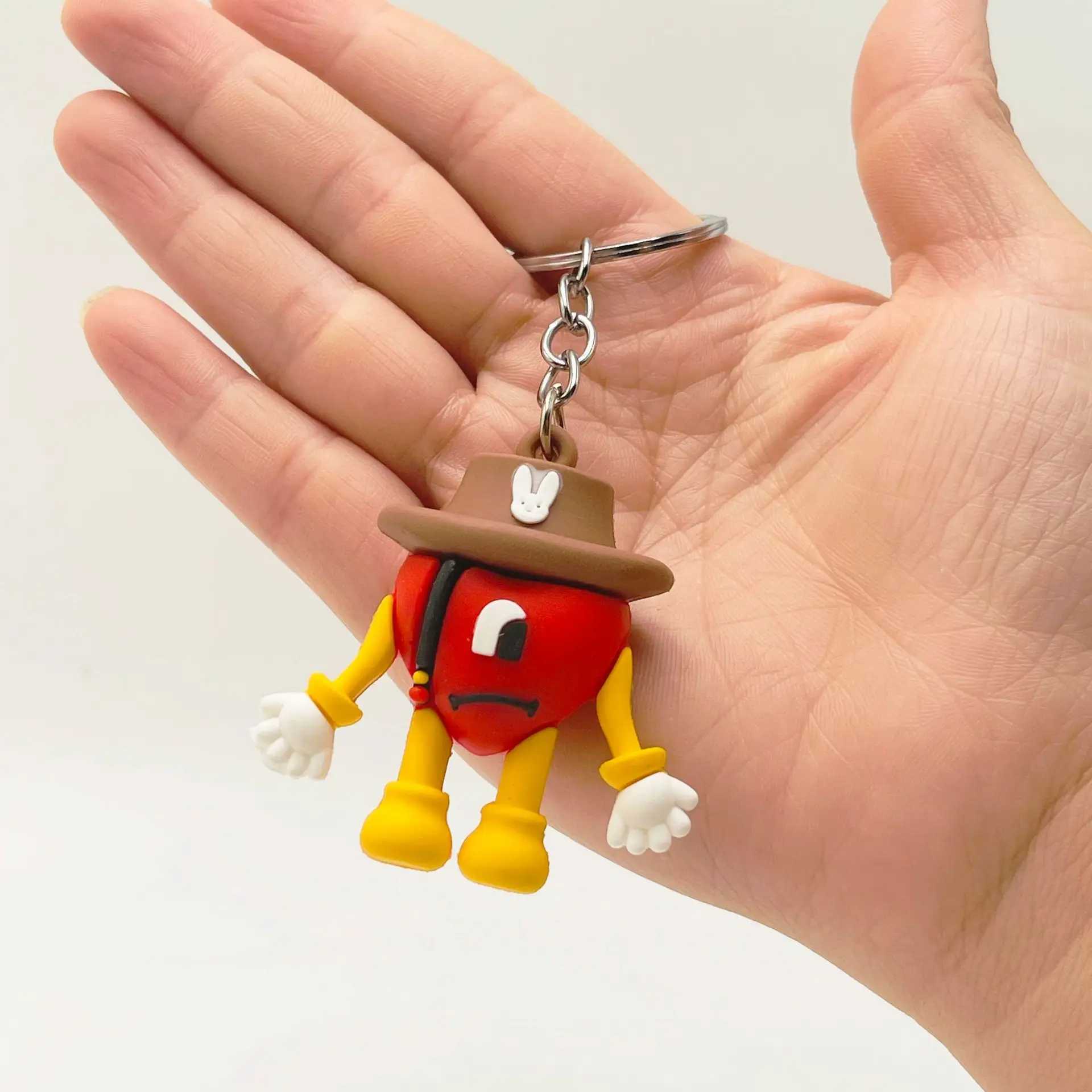 

Key Chain Cartoon Love Pendant Love Girl Cute Glue Drop Doll Student Bag Pendant