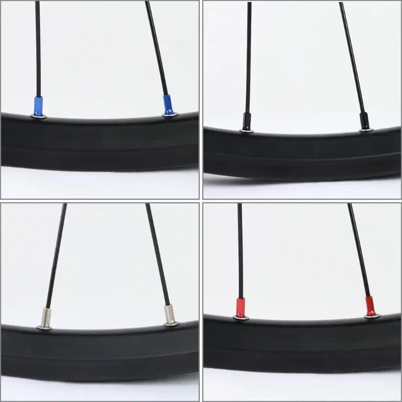 10Pcs High Strength Bicycles Spoke Caps Cycling Wheel Nipples Caps End Tip Road Bike Wheel Spoke Nipple Easy to Install
