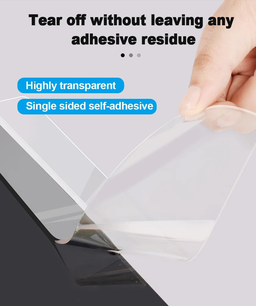 High Viscosity Single Sided Nano Tape Transparent Household Table Corner And Wall Anti-Collision Protection Door Frame Vehicle