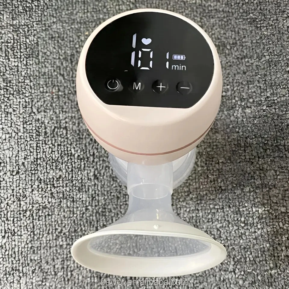 180ML Portable Smart Electric Breast Pump for Nursing Moms Double High Suction with Quiet Design Pain-Free Massage Rechargeable