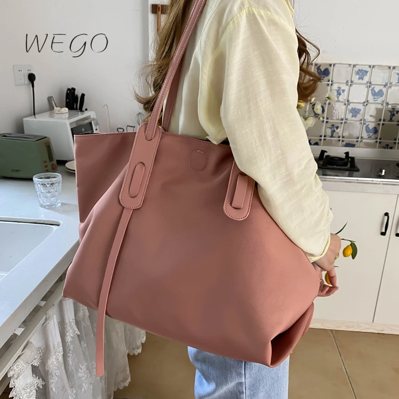 Women Large Capacity Pink Bag | Kate Spade Pink Nylon Tote | Nylon Tote Bags  Women - Tote Bags - Aliexpress