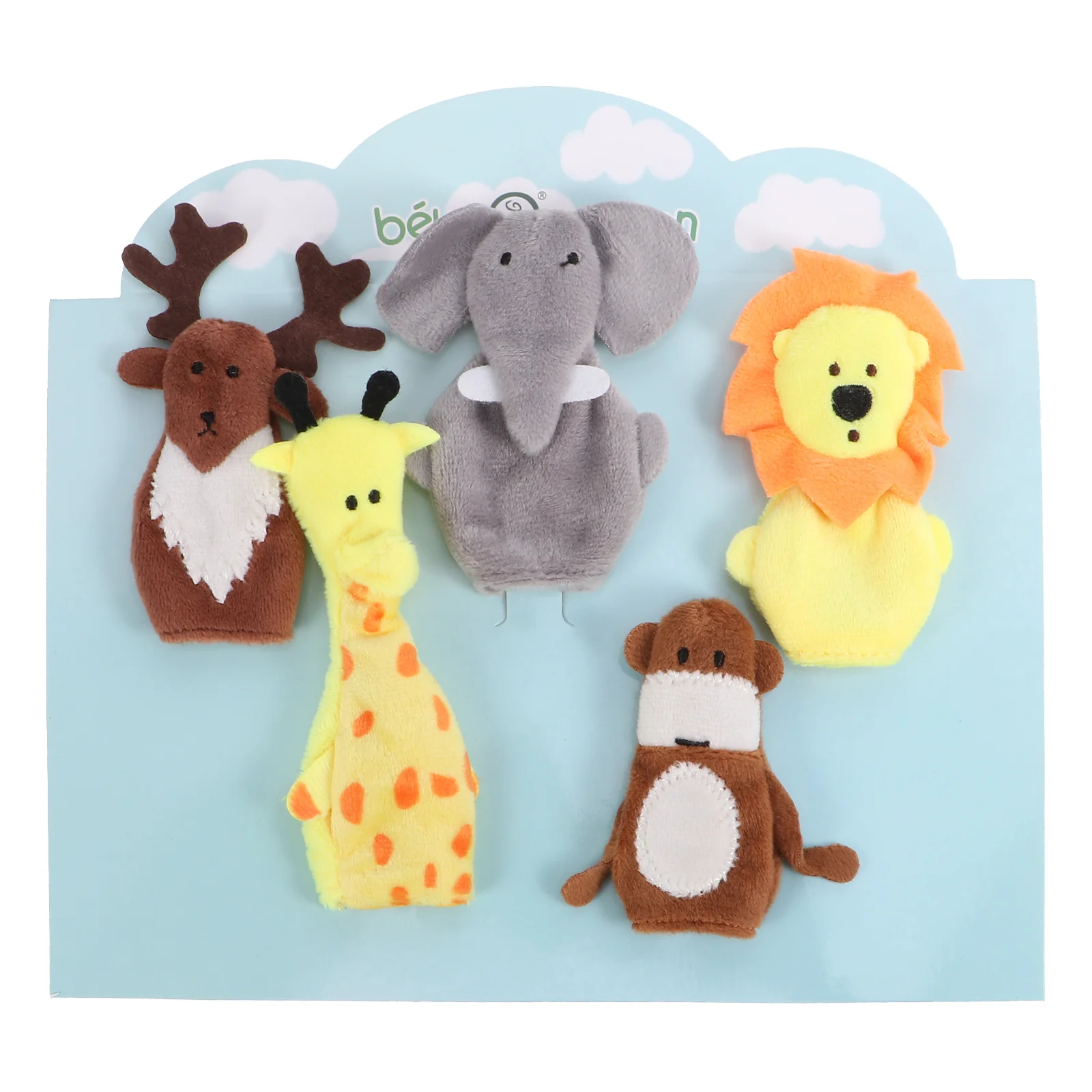 

Cartoon Animal Finger Puppet Toys Baby Plush Doll Role Play Tell Story Props Early Educational Toys Children Gift