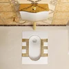*European Style Golden Squatting Toilet, Squatting Pit Type Flush Tank, Complete Set Of Toilet, Squatting Toilet 3