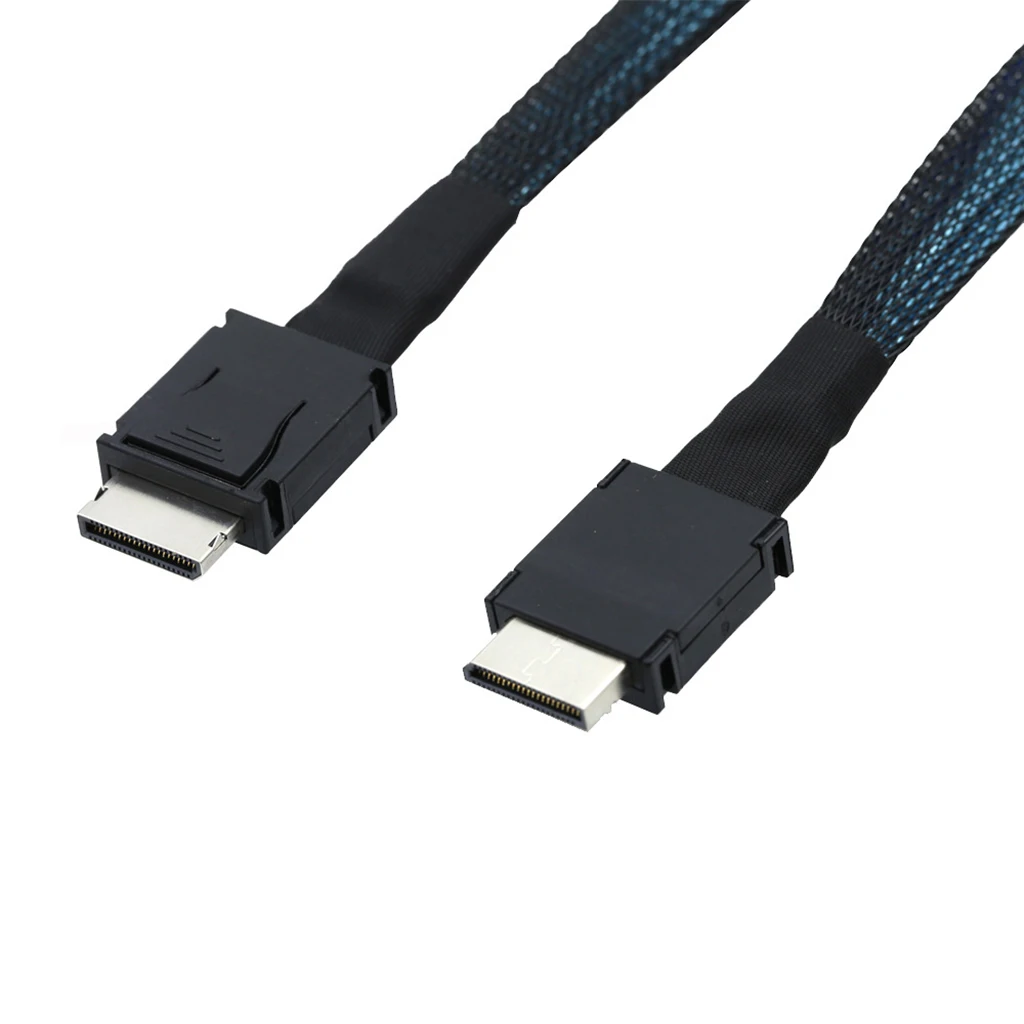 PCIE Oculink SFF 8611 4I auf MINI SAS SFF-8611 4I Hochgeschwindigkeits-Verlängerungskabel Stecker auf Stecker Datenübertragungsleitung – Detail 4
