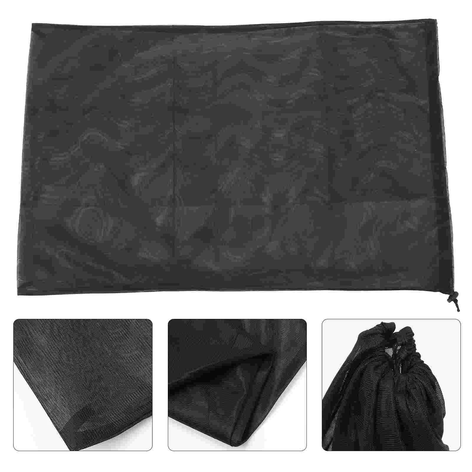 

Drawstring Laundry Bag Collapsible Polyester Bags with Drawstrings Storage Fine Mesh for Dorm