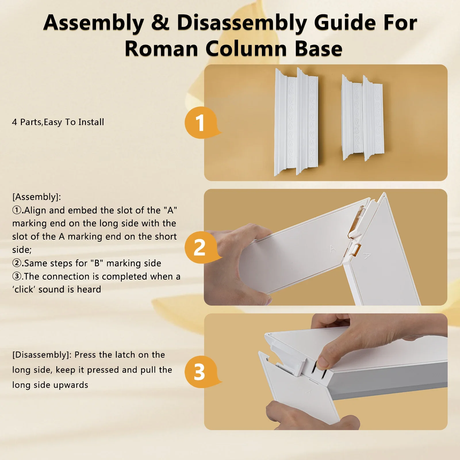 Eary Display Case Roman Column Base for Labubu Zimomo Angel Acrylic Box for Doll Transparent Dustproof Storage Easel Accessories
