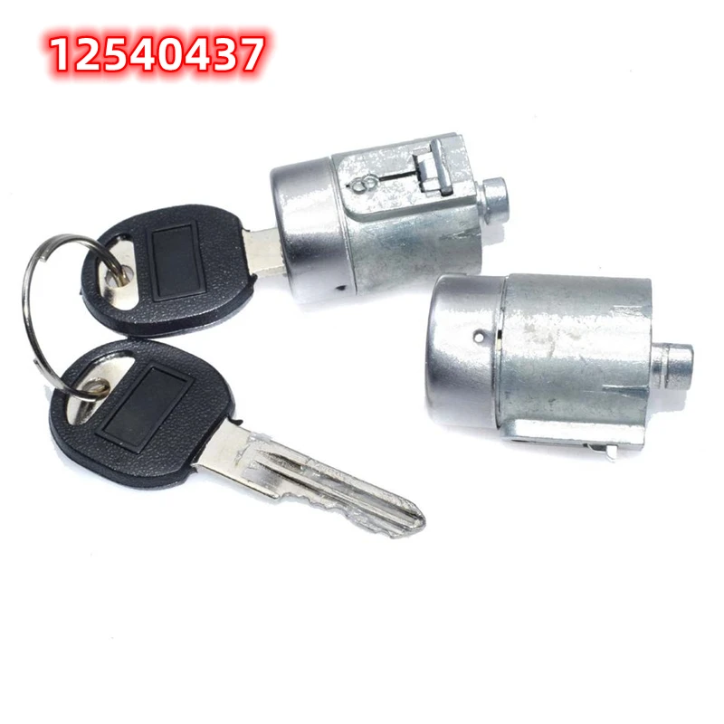XIEAILI OEM 2Pcs Ignition Lock Cylinder Auto Door Lock Cylinder For