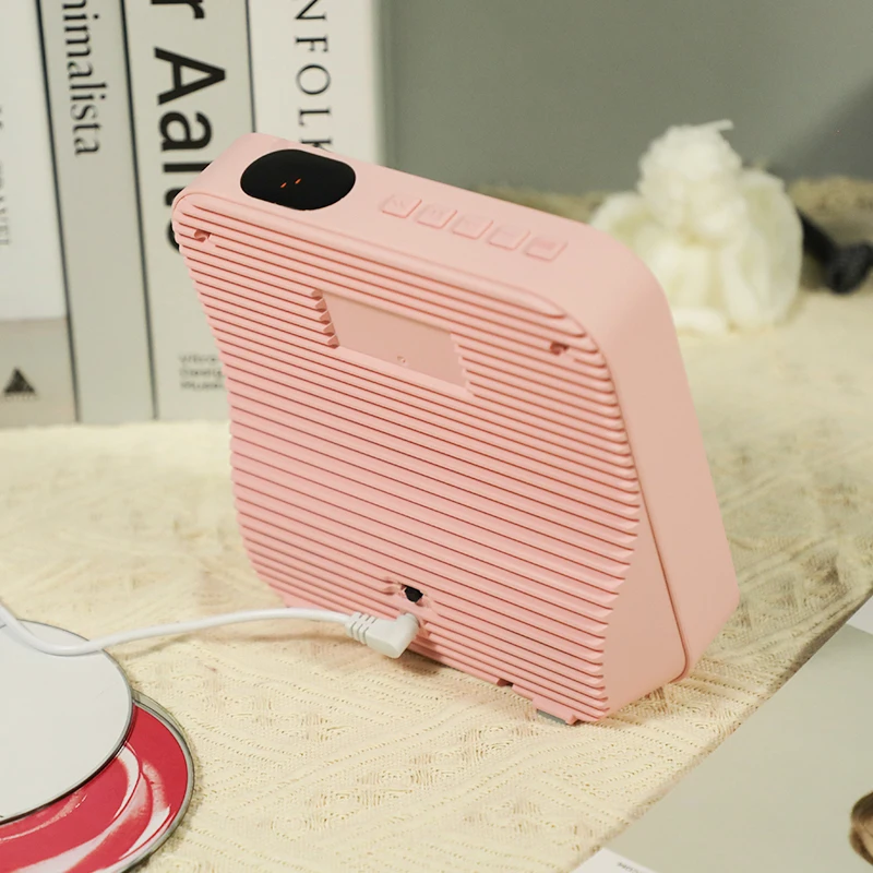CD Player Portable KC-718 Hifi Bluetooth Dual Speakers FM Radio Headphone Mode U