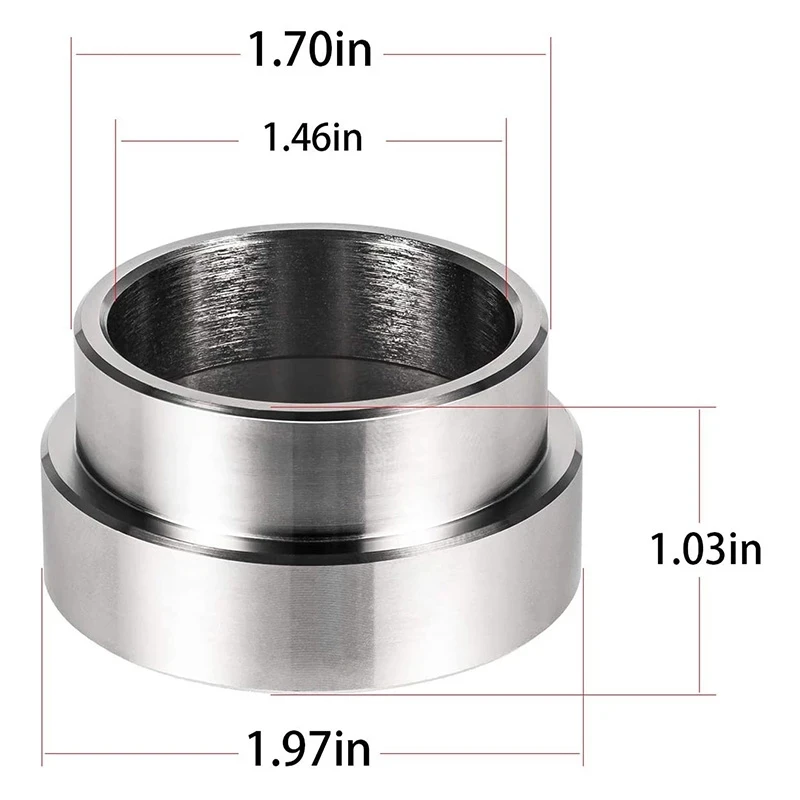 TML LS Flexplate Adapter Spacer for GM TH350 TH400 Conversion Swap to LS2 LS1 LS3 LSX Conversion Swap Spacer Silver Steel