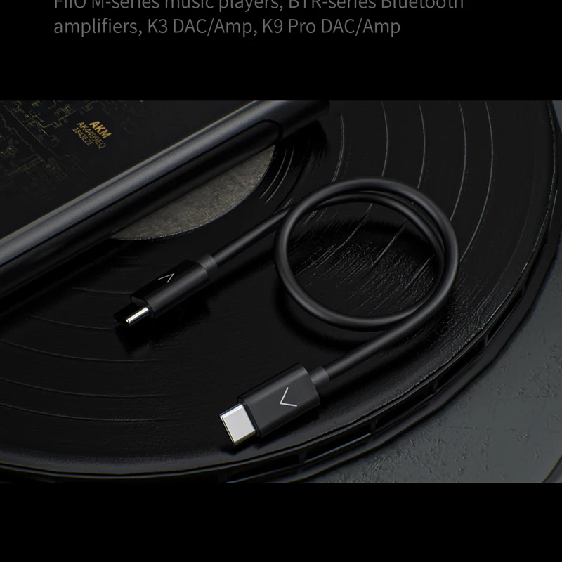 20cm USB-C to USB-C Charging/Data Cable for Android phone Connect with Music Players/BTR3/BTR5/Q3/M5 Audio Cable DAC Cables