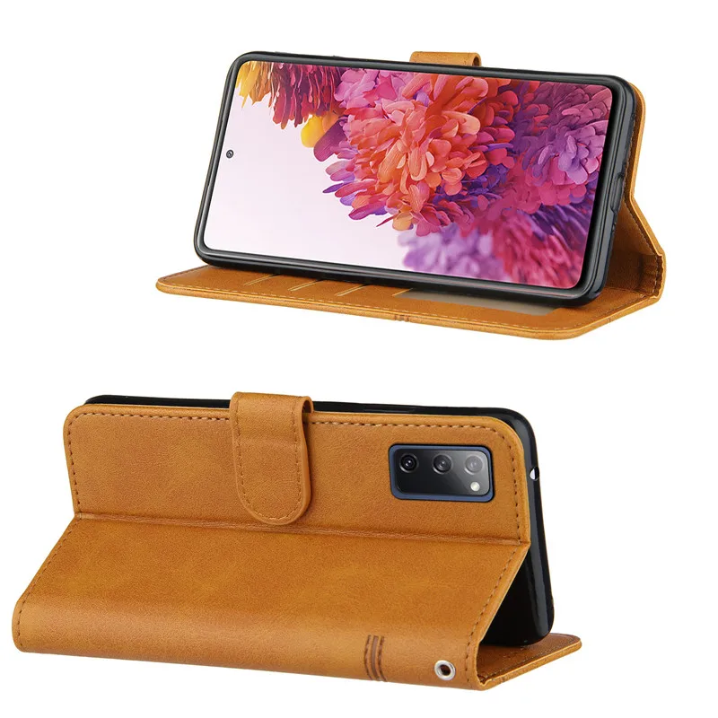 Complete protection for your Galaxy S20 with this premium leather case