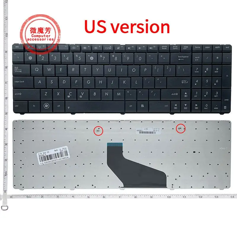 Новая клавиатура для ноутбуков ASUS X53B X53U K73 X73 P53 N73 k55X X54 X53