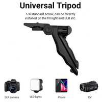 Smartphone Video Kit Microphone Photography Light Phone Holder LED Selfie Tripod Bluetooth Recording Handle Portable Stabilizer - Image 3