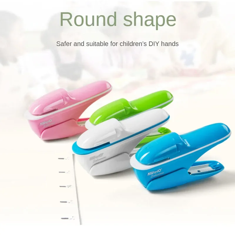 Non-staple Stapler Stapling Machine Mini Cute Book Stapleless Stapler Paper Stapling Free Staple Needleless stapleless stapler