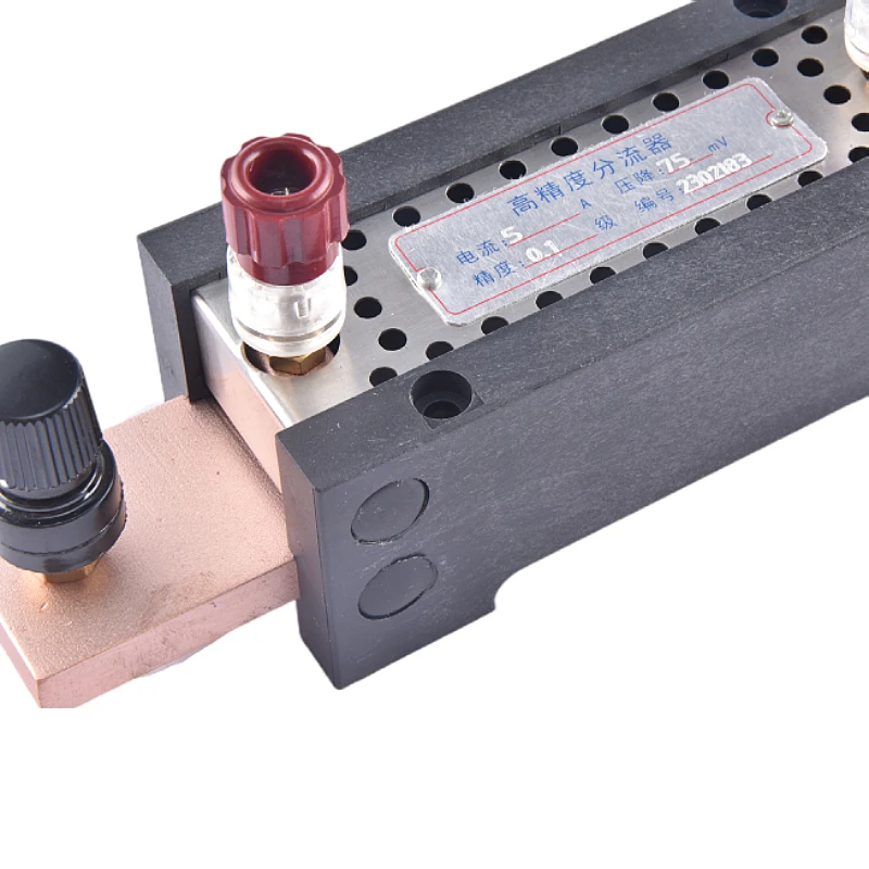 High Accuracy Shunt 10A 50A 100 75A 30A 0.1% Class Level Red CopperPrecision Metering Laboratory Specific DC Shunt Resistor