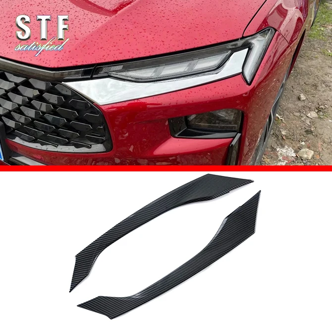 

ABS Headlight Lamp Trim For Ford Fusion Mondeo Evos 2021 2022 2023 Car Accessories Stickers