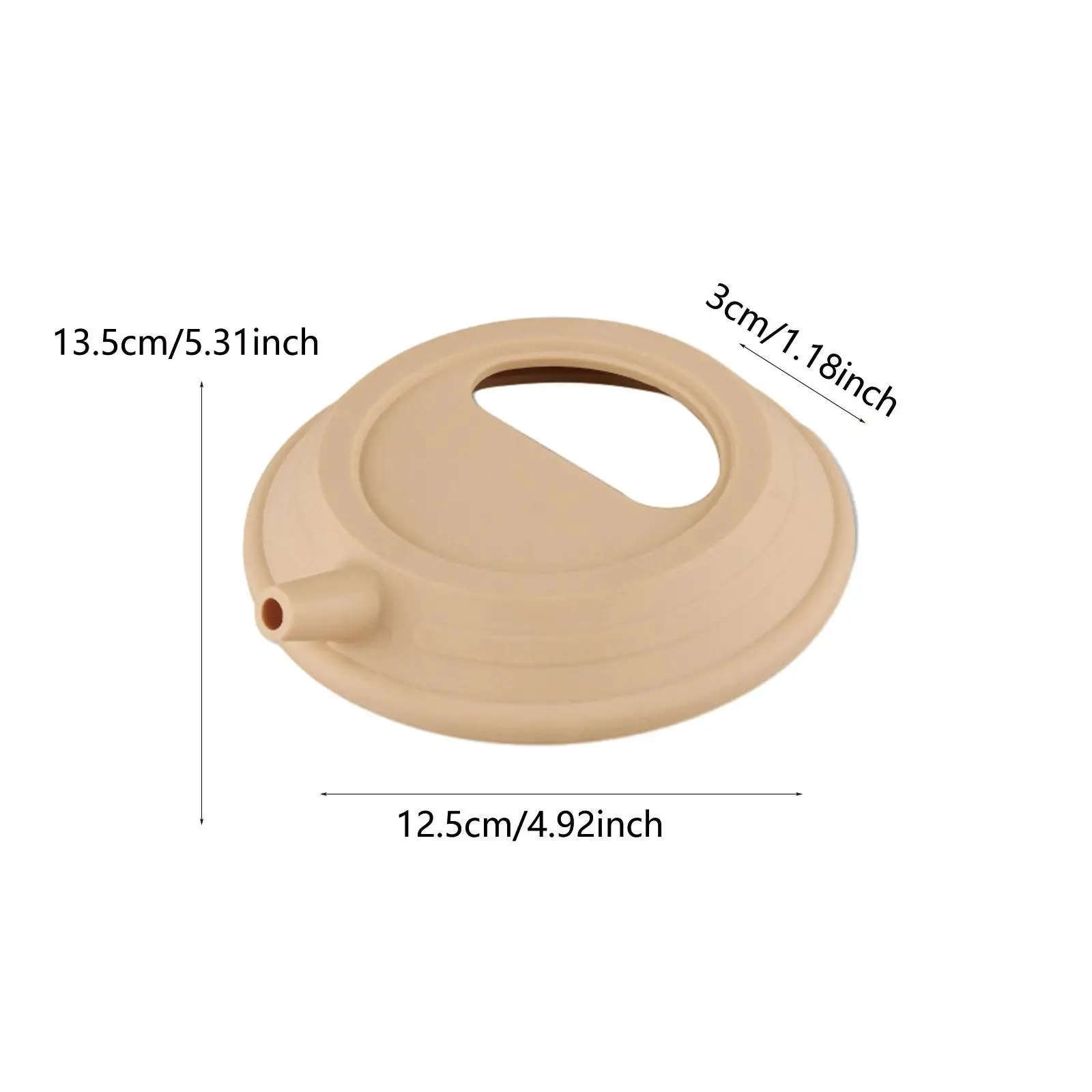 Silicone Lid for Camping Bowl Replacement Utensil Tableware Universal Round Outdoor Bowl Cover Airtight for Beach BBQ Fishing