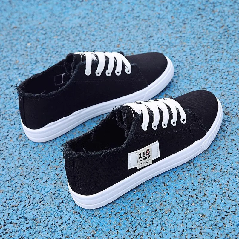 Women's Vulcanize Shoes 2026 New Casual Comfort Shoes Student White Sports Flat Fashion Light Women's Sneakers Zapatos Mujer - 3