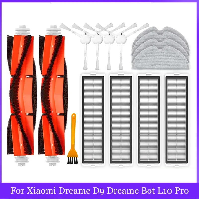 

For Xiaomi Dreame D9 Dreame Bot L10 Pro Trouver Robot LDS Vacuum Finder Spare Parts Accessories Main Side Brush Mop Hepa Filter