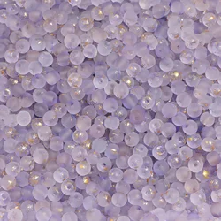 Premium Frosted Gold Splattered Glass Beads for DIY Jewelry - 100Pcs, 4mm (Style16)