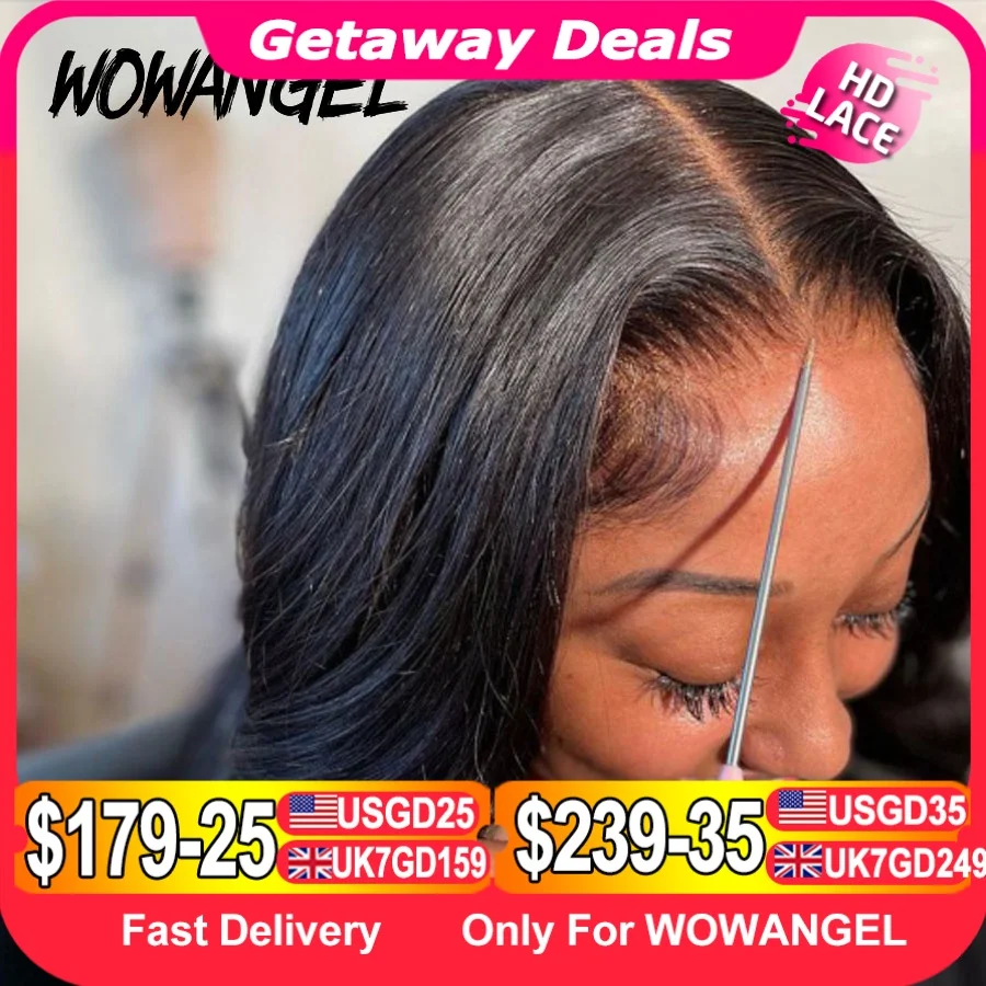 Wowangel 13x6 Full Lace Frontal Wig HD Lace Frontal Wigs