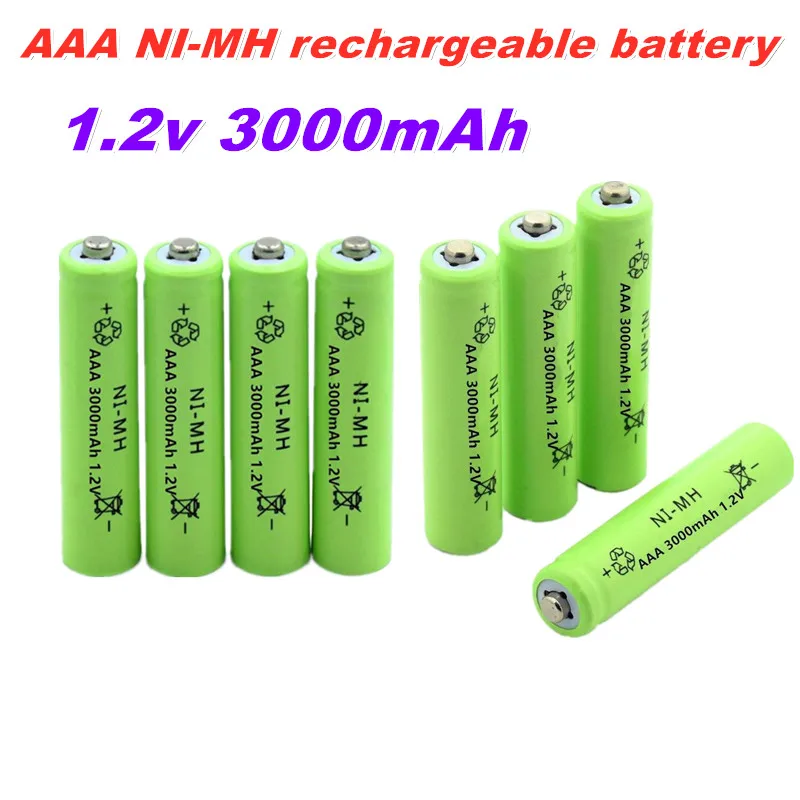 100New12vNIMHAAABattery3000mahRechargeableBatterynimhbatteriesAAAbattery