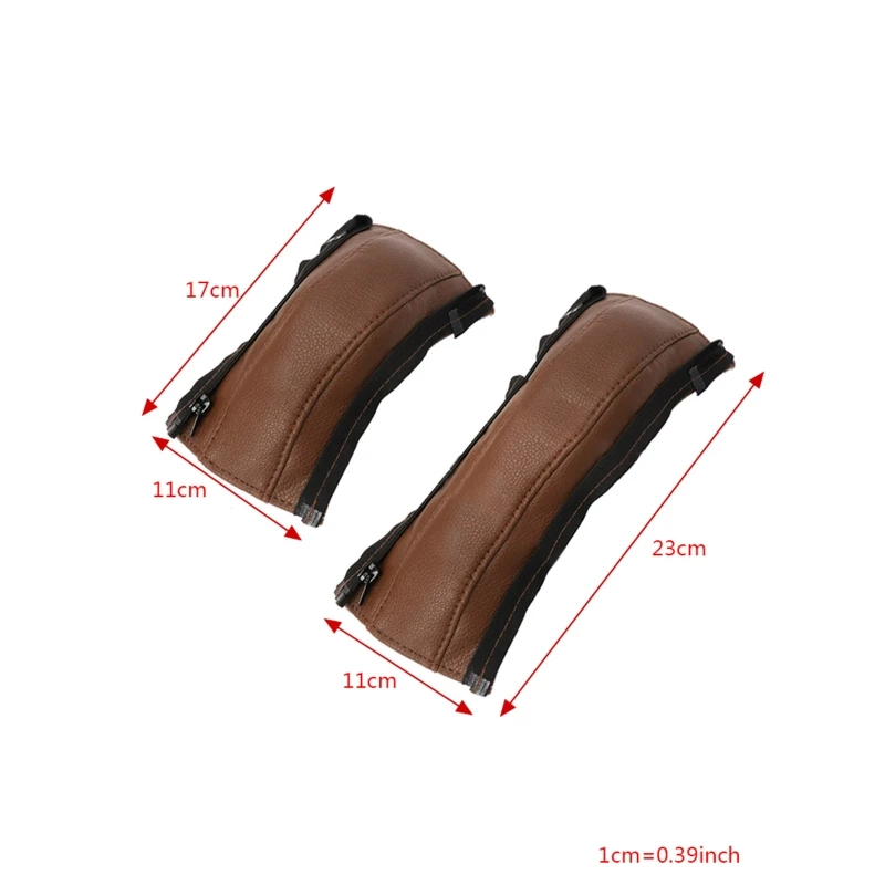 

4 pc Baby stroller Handle PU Leather Pushchair Armrest for Case Protective Cover For Pram Stroller Accessories