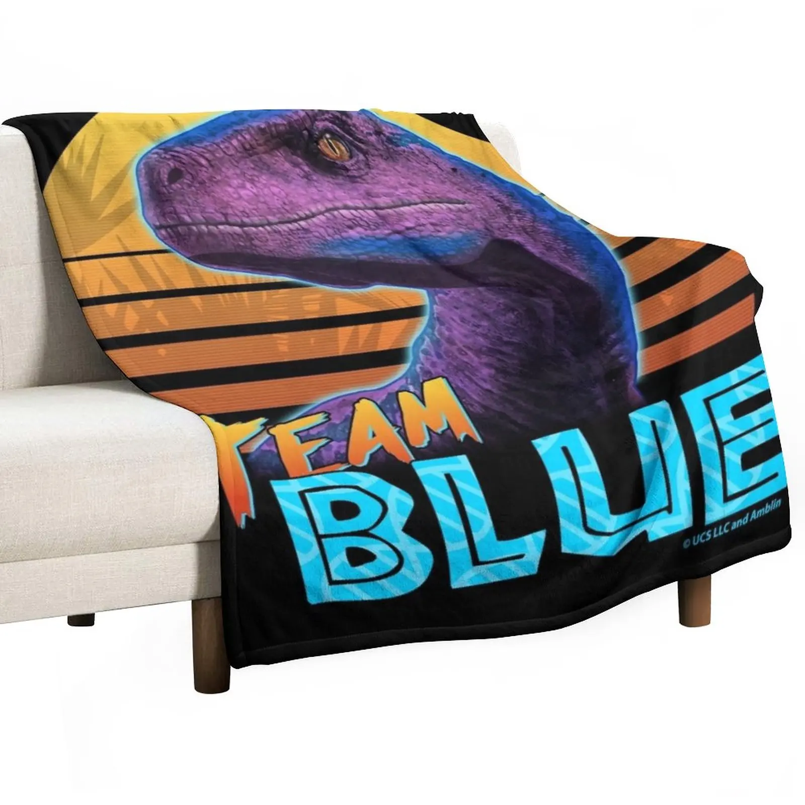 

Команда Blue - Jurassic World веером искусство плед на диван тяжелый плед