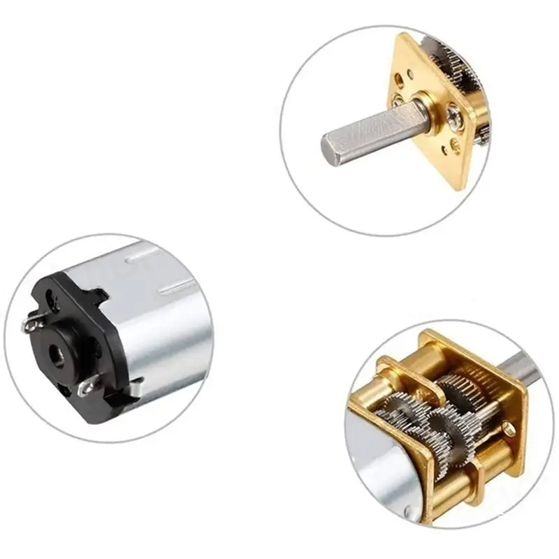 【디지털 기기】전동 드라이버 모터 N20 마이크로 메탈 기어 모터 DC 3V 30RPM DC 기어 휠 모터 미니어처