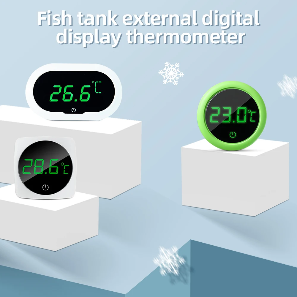 Fish Tank Thermometer Aquarium Digital Thermometer Patch High Precision Fish Tank