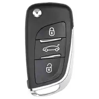 Dahai modificado remoto escudo da chave DO carro Caso da aleta Para Peugeot 207 307 308 407 Para Citroen C2 C4เบอร์ลิน 3