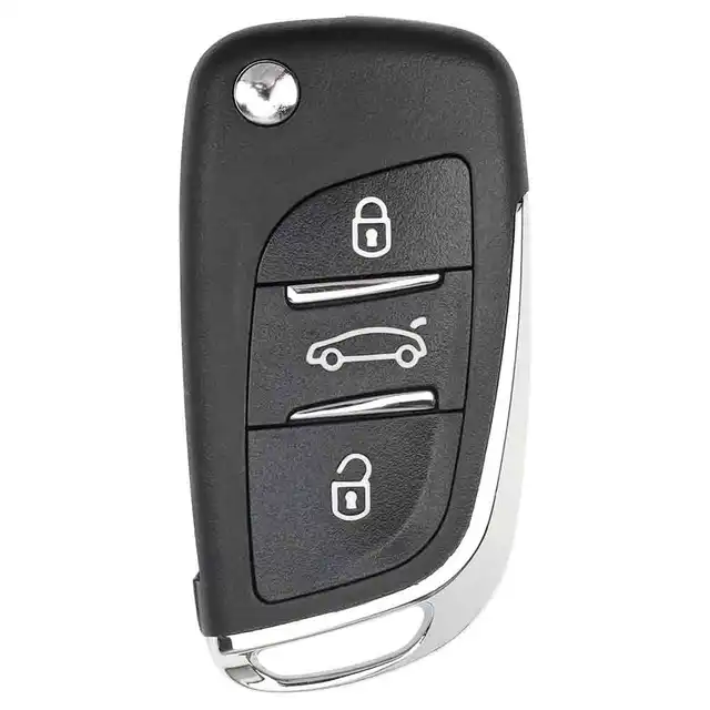 Dahai modificado remoto escudo da chave DO carro Caso da aleta Para Peugeot 207 307 308 407 Para Citroen C2 C4เบอร์ลิน 3
