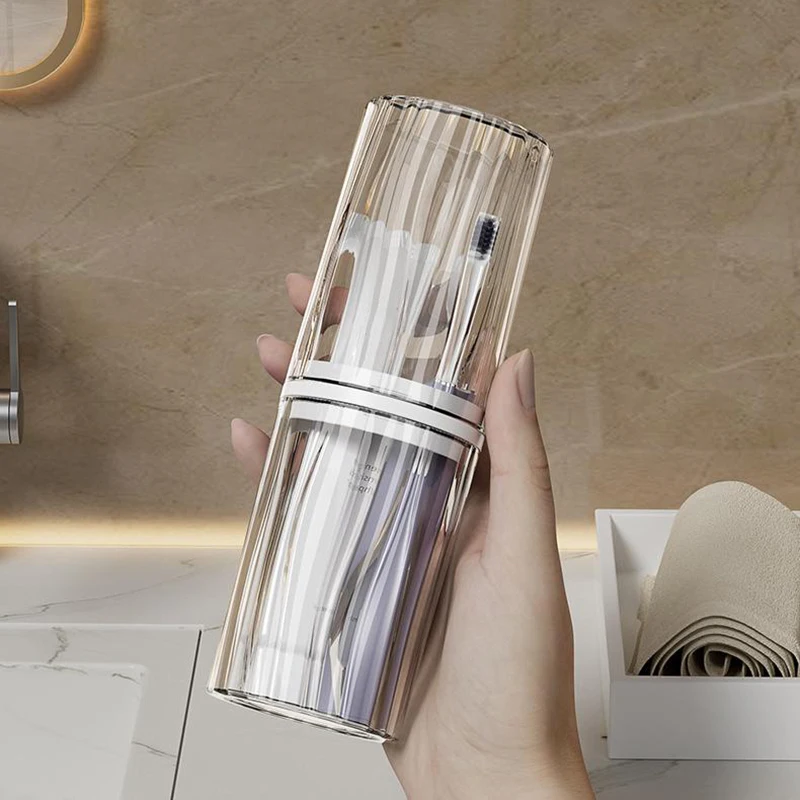 Portable Toothbrush Holder And Travel Toothpaste Storage Case_voghion.com