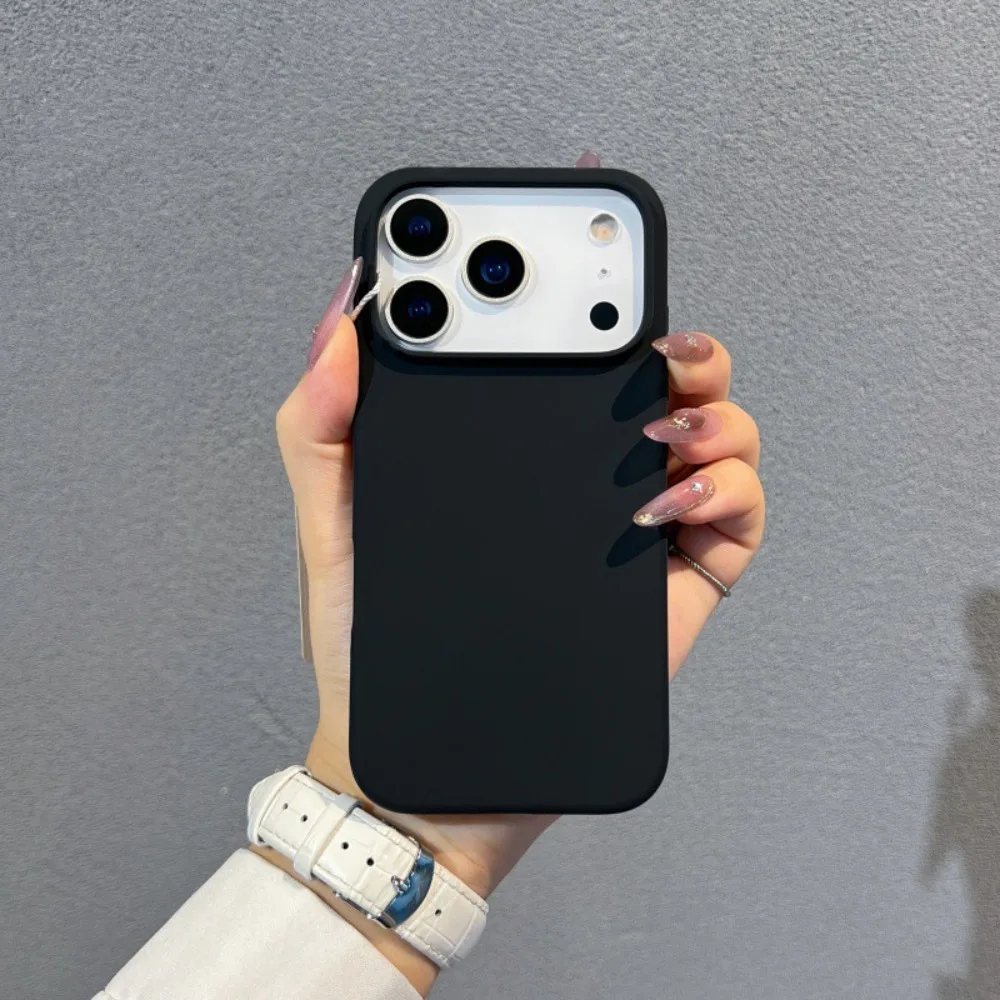 Premium Liquid Silicone Shockproof Phone Case - Soft TPU Bumper, Full Coverage Protection