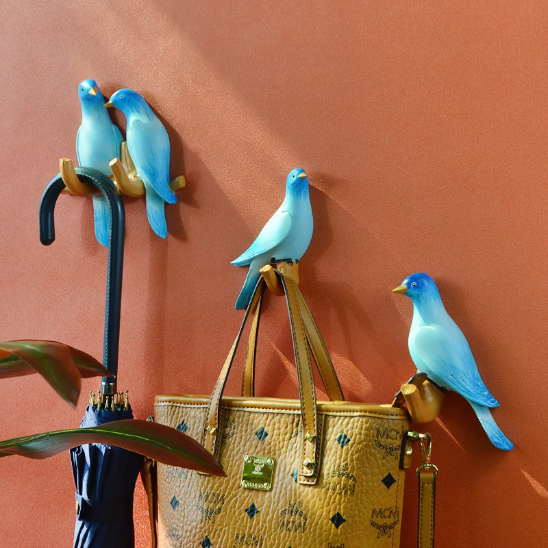 Decorative Bird Hooks Hanger Wall Hooks Decorative Keys Bird