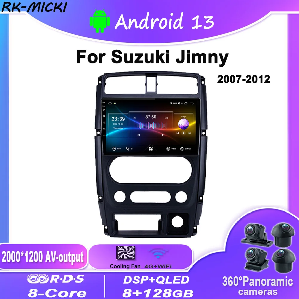 

Android 12.0 For Suzuki Jimny 2007 - 2012 Multimedia Player Auto Radio GPS Carplay 4G WiFi DSP Bluetooth
