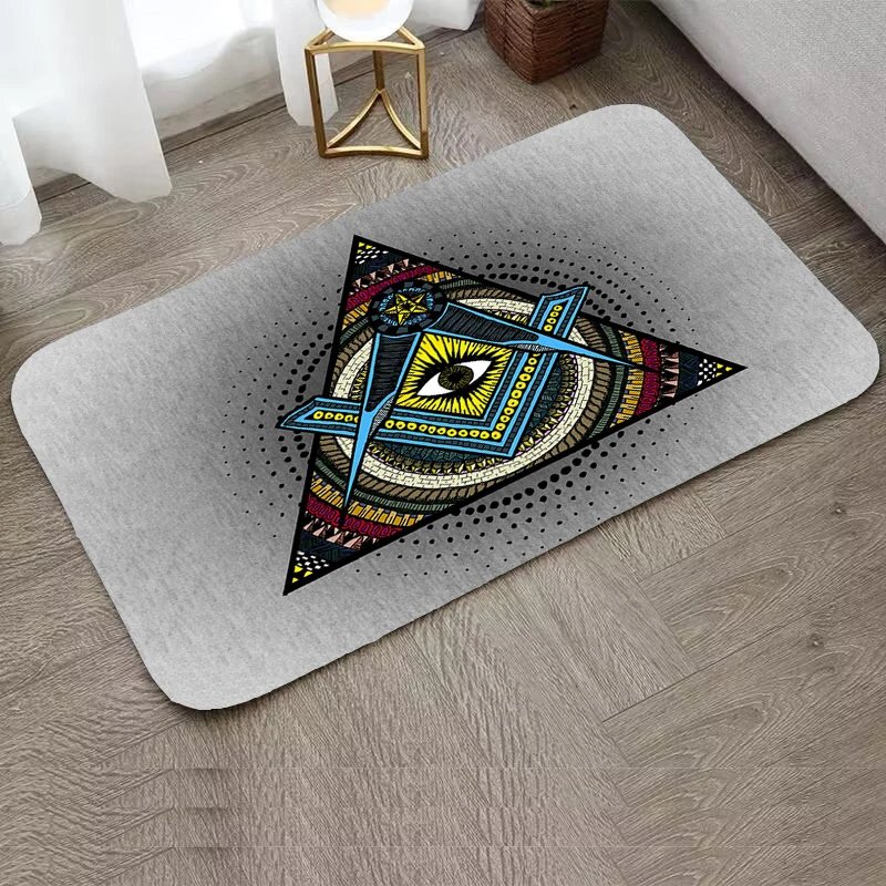 

Fraternal Order House Entrance Mat Bathroom Floor Mats Children Room Mat Kids Carpet Home Decoration Rug Foot Bath Door Prayer
