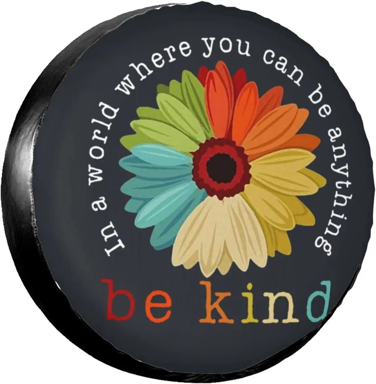 

Чехол для запасной шины Be Kind, чехол для колеса с защитой от атмосферных воздействий, Универсальный подходит для кемпера, прицепа, грузовика, трейлера, внедорожника