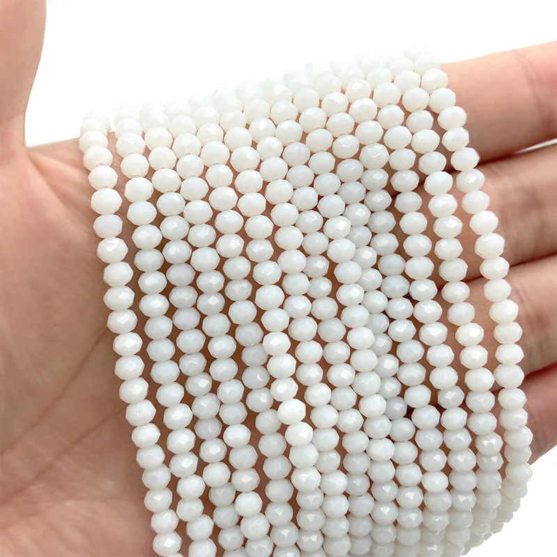 Vibrant Multicolor Faceted Crystal Beads