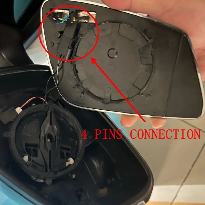 자동차 광각 가열 4 핀/2 핀 미러 유리 BMW F01 F02 F03 F04 F06 F07 F10 F11 F12 F13 F18 F20 21 22 30 31 32 33 34 35