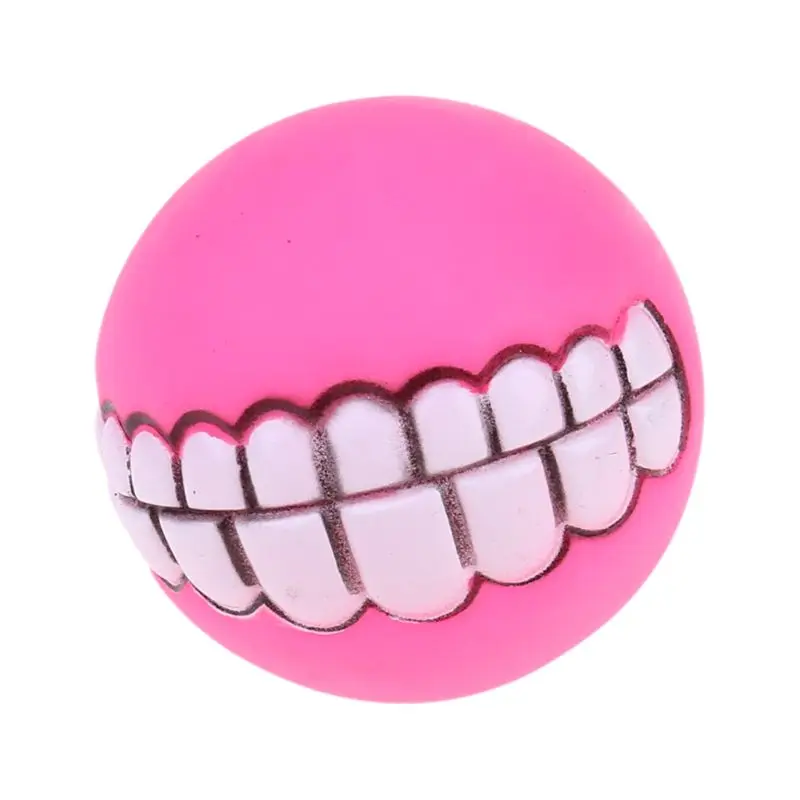

Dog Squeak for Small Dogs Soft Silicone Ball Interactive Training Chew Toy