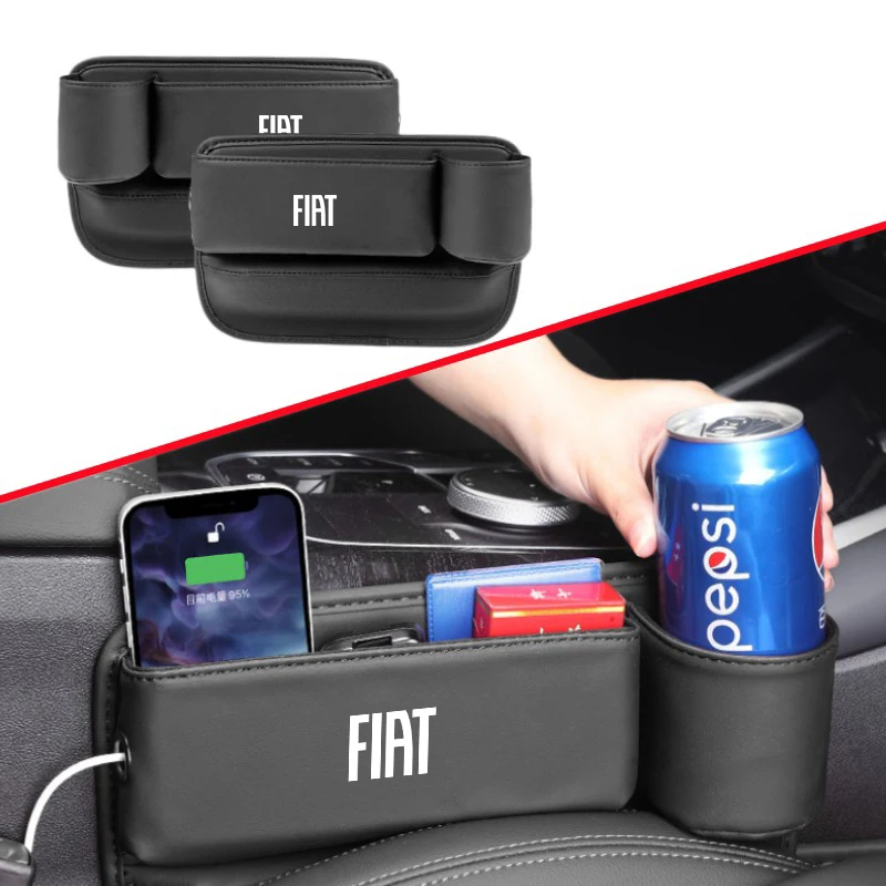 Seggiolino Auto Gap Filler Storage Box Portabicchieri D'Acqua Accessori Per Fiat 500 Grande Punto Tipo Stilo Palio Astra Bravo Panda