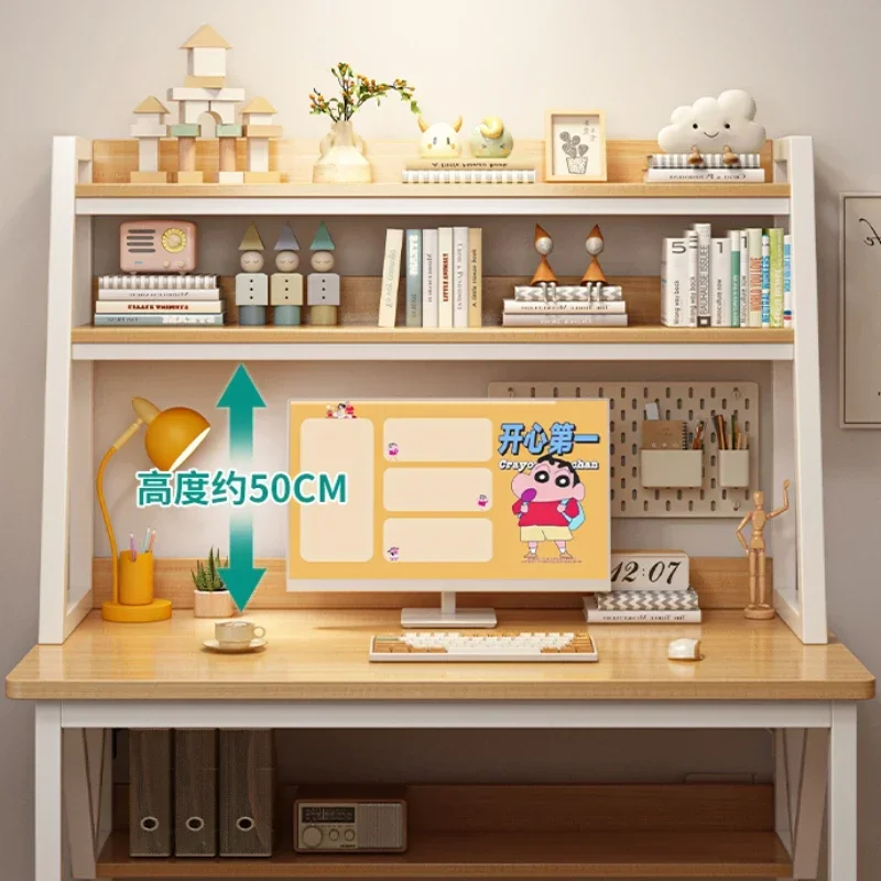 Wooden Multi-layer Table Bookshelf Multi-layer Space-saving Book Organizing Shelf for Students' Desk Storage