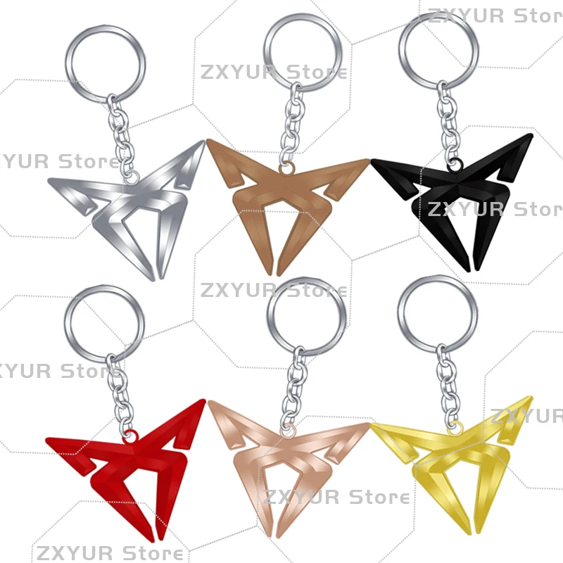 금속 자동차 키 체인 링 홀더, Leon Fr Mk2 Mk3 MK4 MK5 Ibiza Altea Formula Toledo Exeo Ateca Tarraco Arona용, 1PC