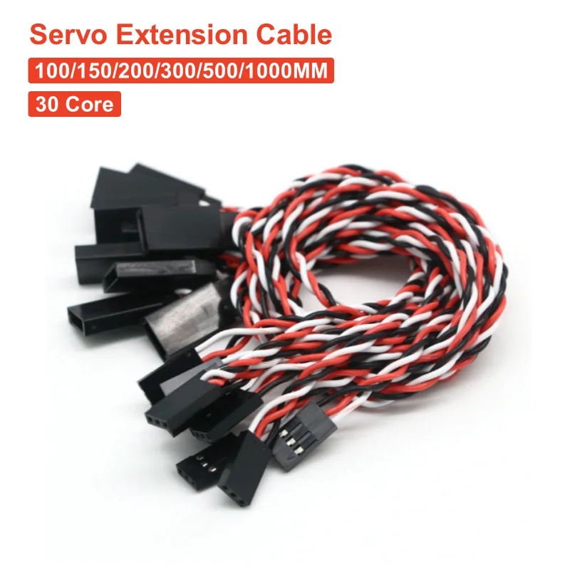 Skrnrhrery Conector De Cable De Línea De Extensión Servo De 3 Pines