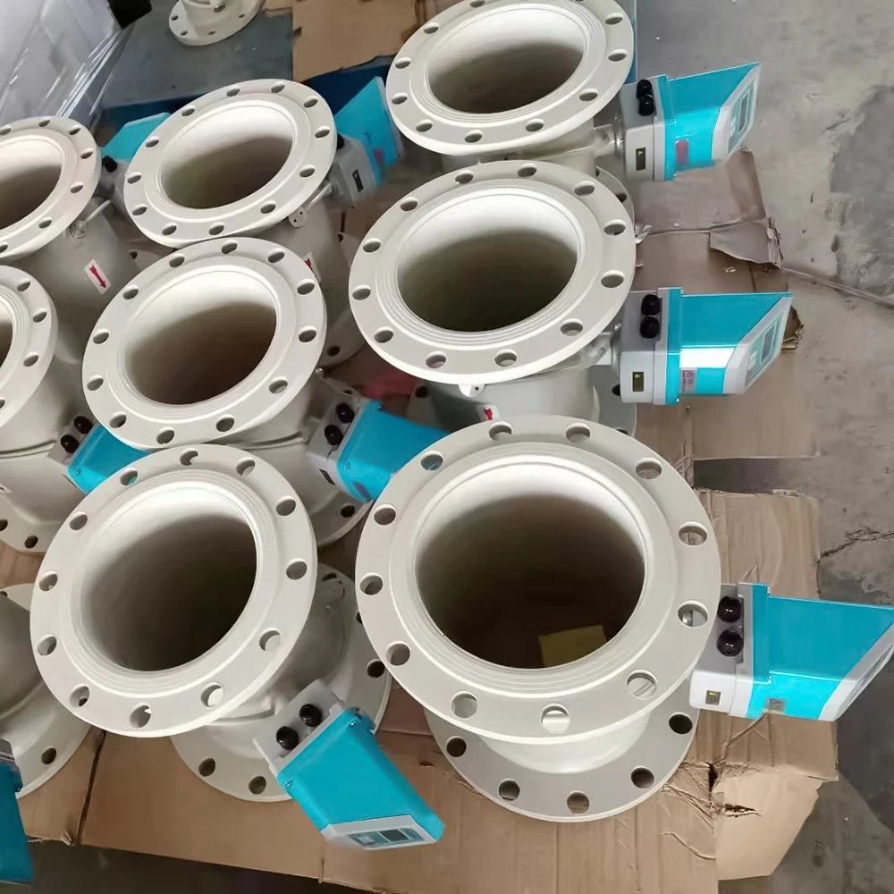TUF-2000F Pipeline Ultrasonic Flowmeter Flange Sensor With Modbus RS485 Used For Metal Or Plastic Pipe(DN40-80mm)