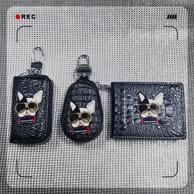 

Driver license key bag dog car key bag cute car key bag card bag driver license driver's license bag male document bag carteira