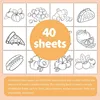 Food And Fruit Coloring Book Food & Drink Colouring Book Bold And Easy Colouring Book For Family Fun And Creative Relaxation 2