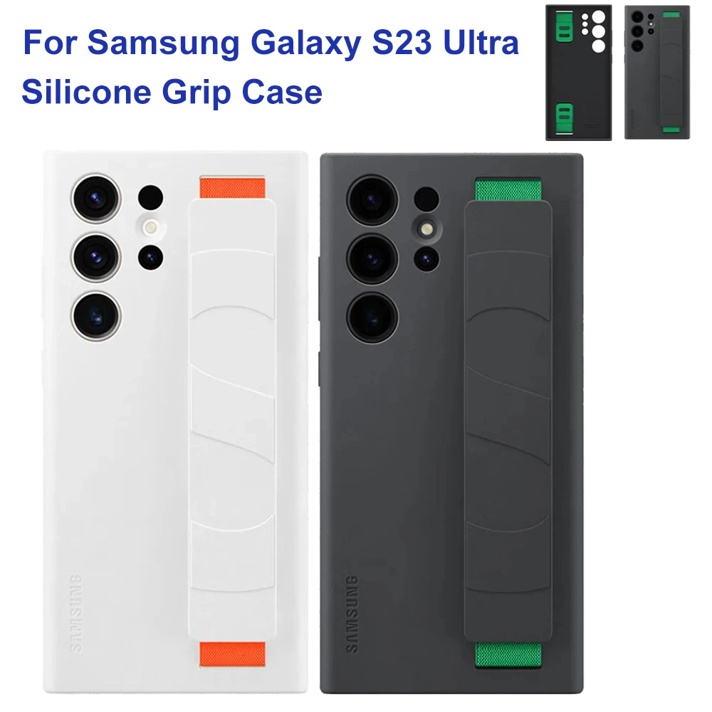 

Original For Samsung Galaxy S23 Ultra Case High Quality Silicone Grip Case For Samsung S23 Ultra (6.8" ) 5G Case