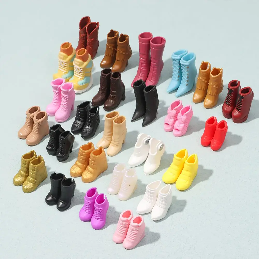 Zapatos Muñeca 42 Cm Botas PU Para Muñecas 18 Pulgadas Zapatos  Decorativos Miniatura Juguete Zapatos Barbie Muñeca